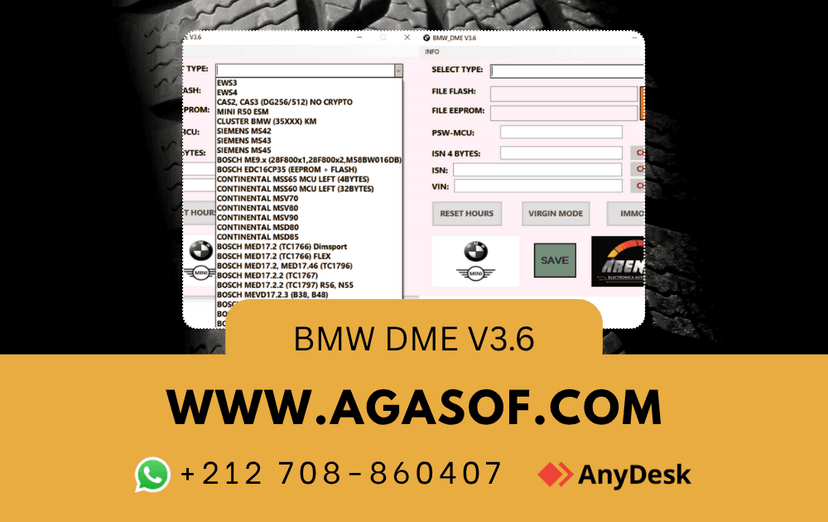 BMW DME V3.6 IMMO Tool