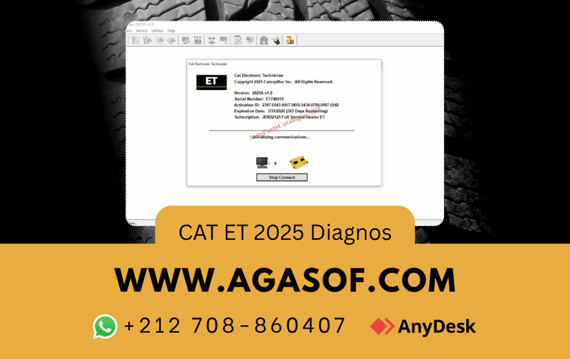 CAT ET 2025A Diagnostic Software